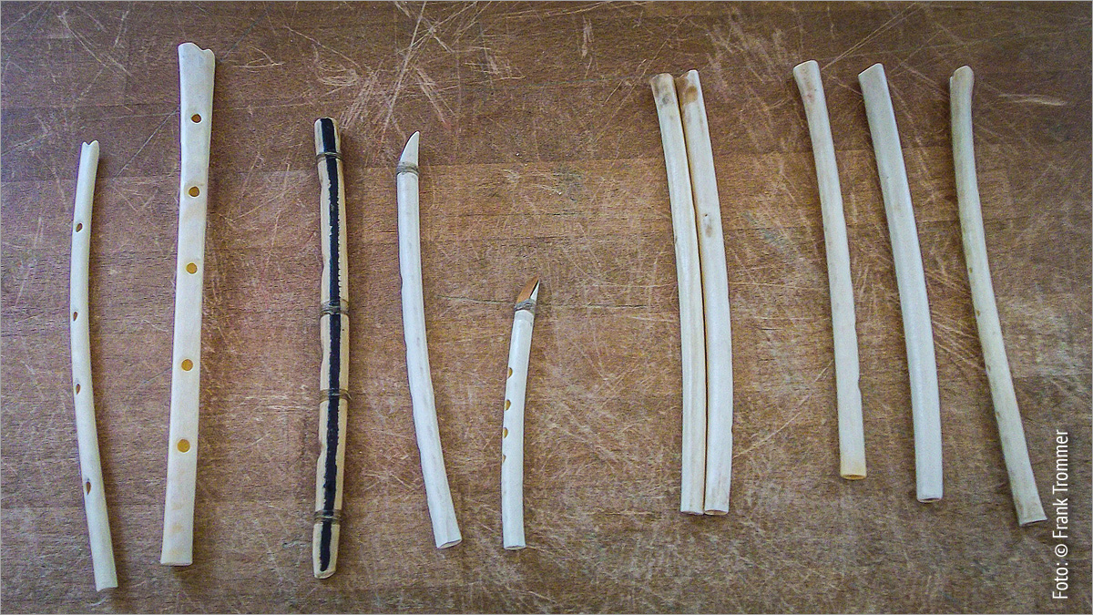 Steinzeitliche Flötenrepliken - Replik von Trommer Archaeotechnik